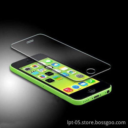Bubble Free Anti-Shatter Tempered Glass Screen Protector for iPhone 4/5 with Oleophobic Coating